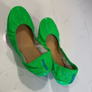 Tieks Green Ballet Flats Flexible Slip-On Shoes